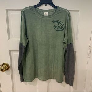 Walt Disney World Mens Long Sleeve Layered T-Shirt for Adults Size Medium